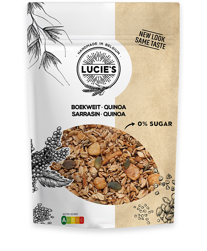 Lucie's Granola - Boekweit<span class='dot'></span>Quinoa